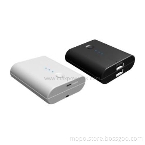4400mAh 5V 1.2A 2*USB power bank for iphone/mobile phone
